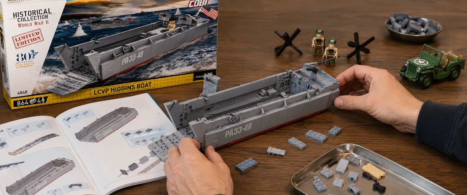 How To Maximize Your COBI Higgins Boat Set Building Experience