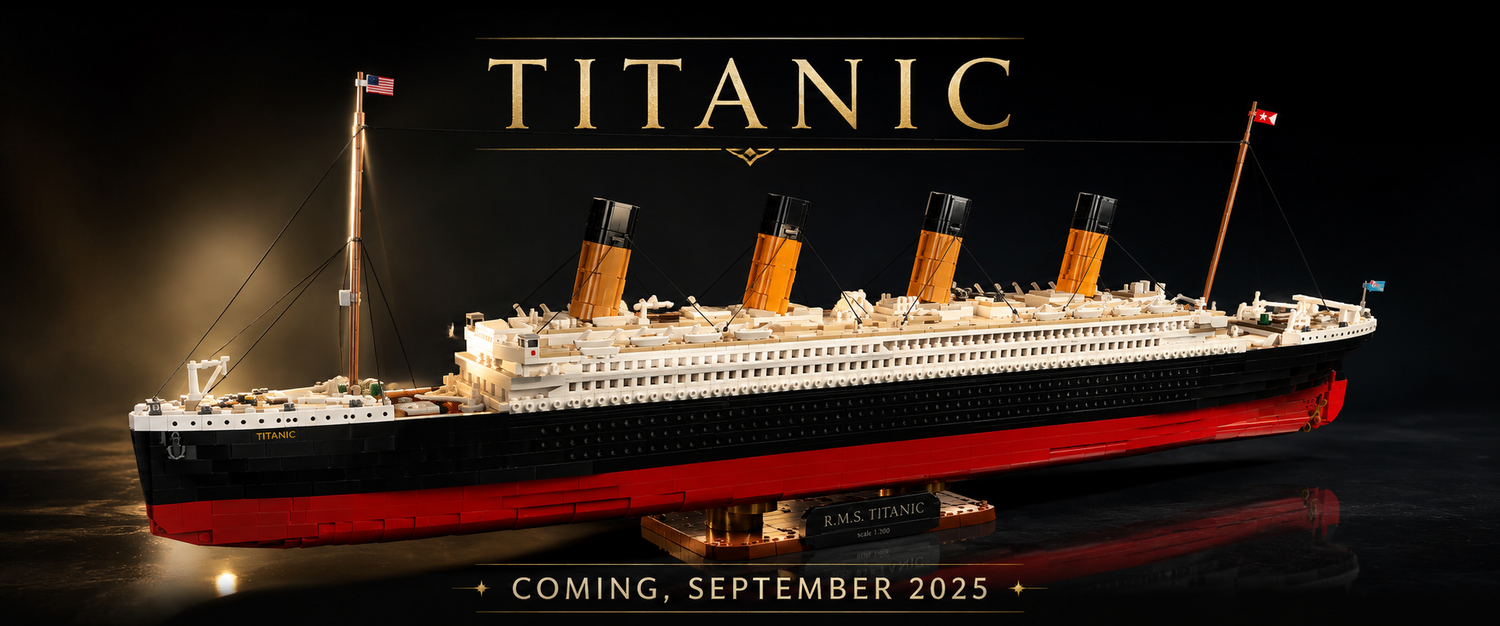 The Titanic is bigger, better and more detailed than ever. Coming, September 2025.