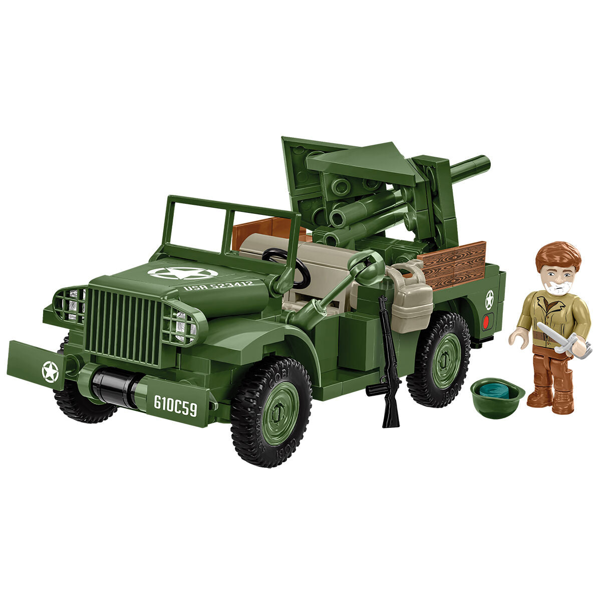 COBI 37mm GMC M6 Fargo Vehicle: Set #3116