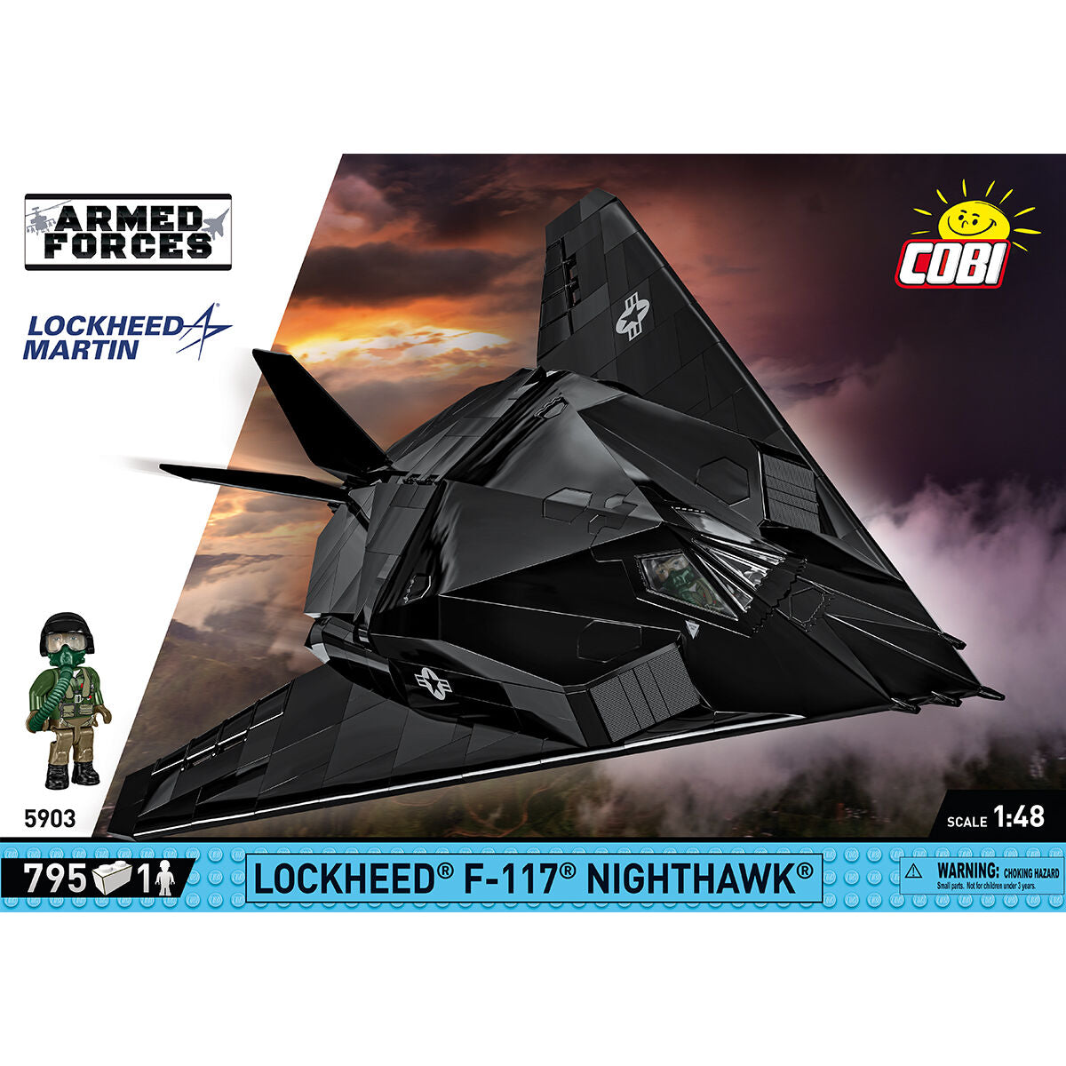 Caza furtivo COBI F-117 Nighthawk: Set n.° 5903