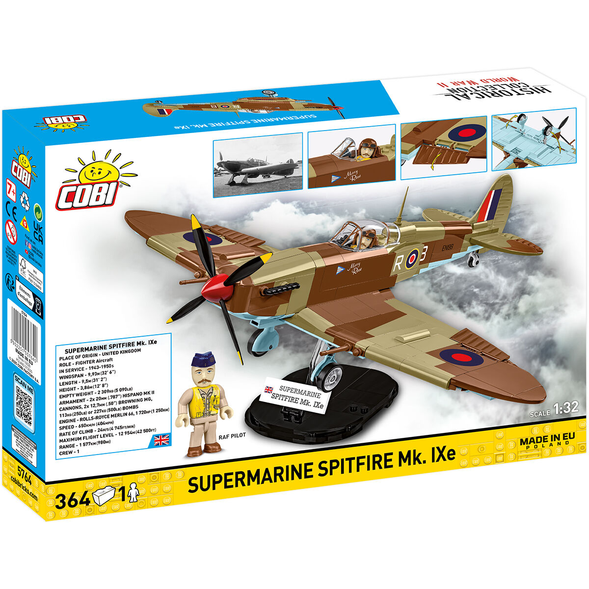 COBI Supermarine Spitfire Mk. IXe Caccia: Set #5764