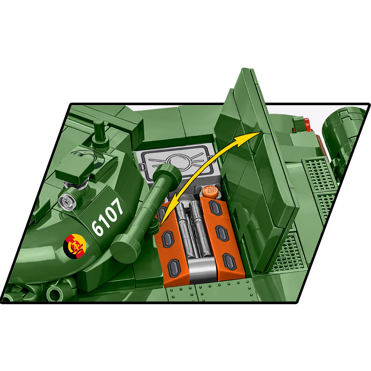 COBI T-72 (East Germany/Soviet) Tank : Set #2625