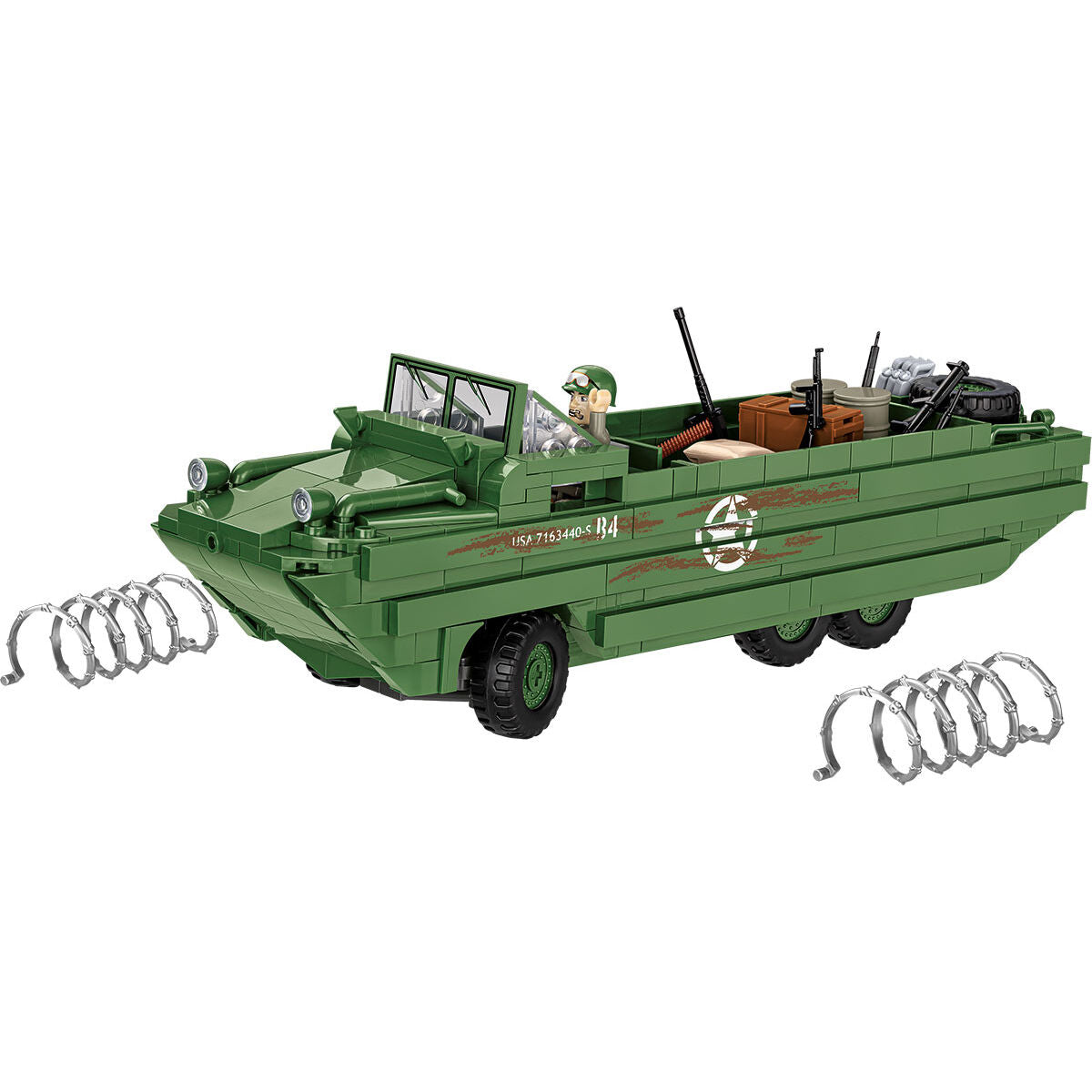 Vehículo de aterrizaje anfibio COBI Dukw: Set n.° 3110