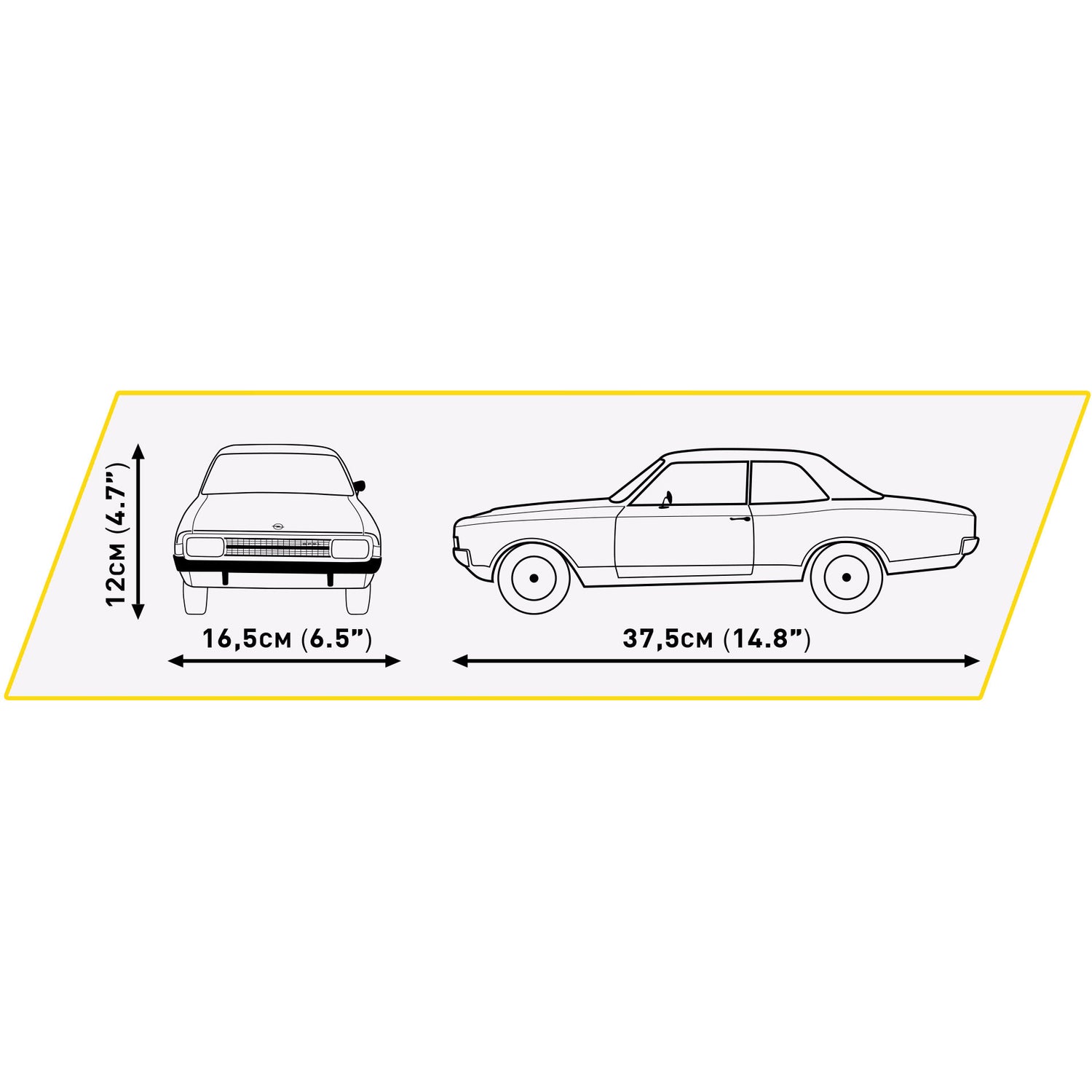 COBI Opel Rekord C Coupé: Juego #24345