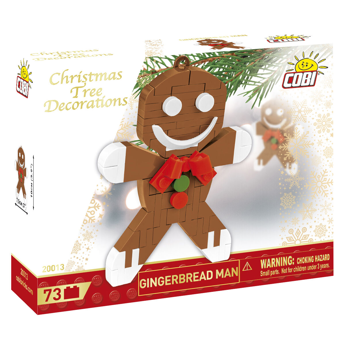 Decorazione a forma di omino di pan di zenzero COBI: SET #200013