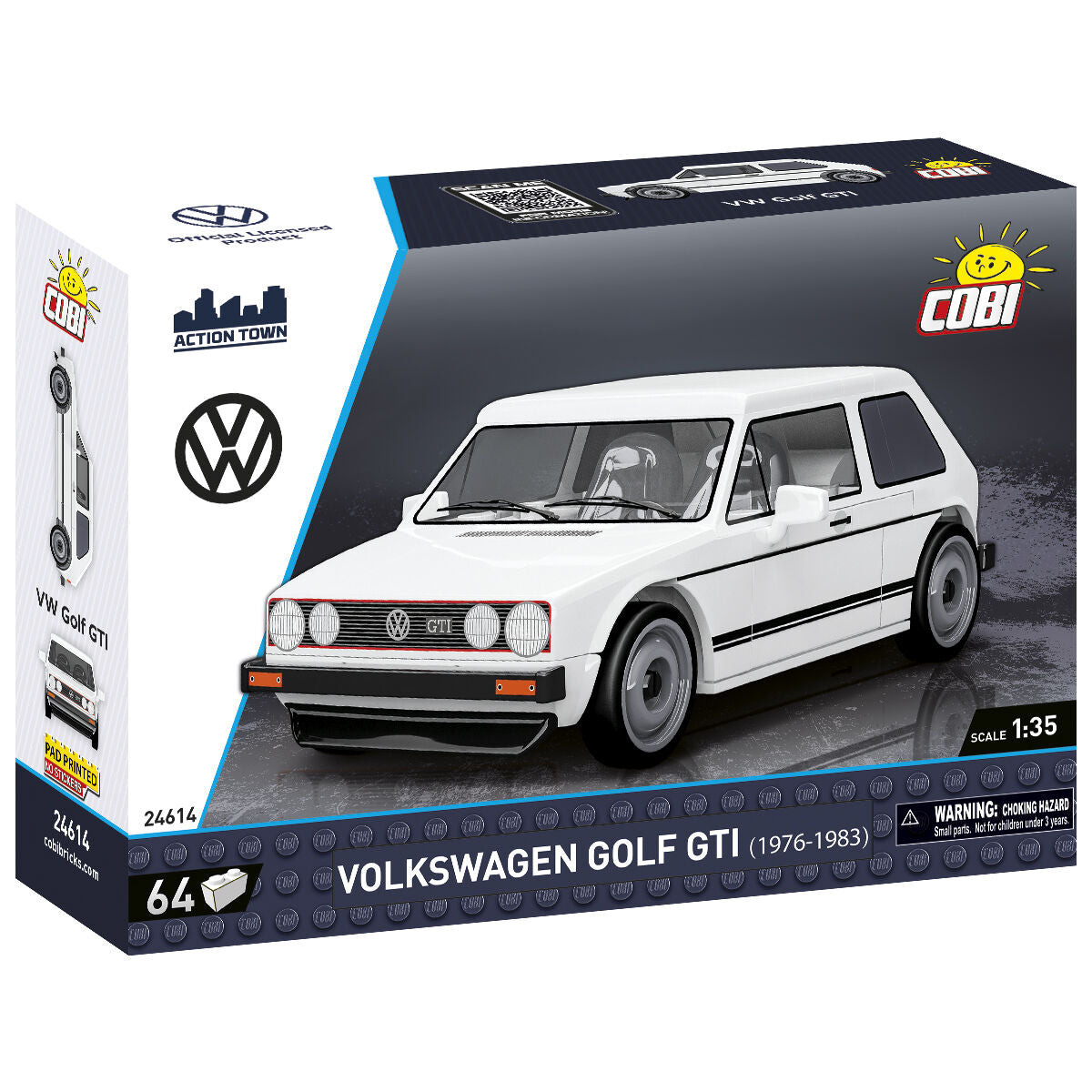 COBI Volkswagen Golf GTI (1974-1983) White Car: Set #24614