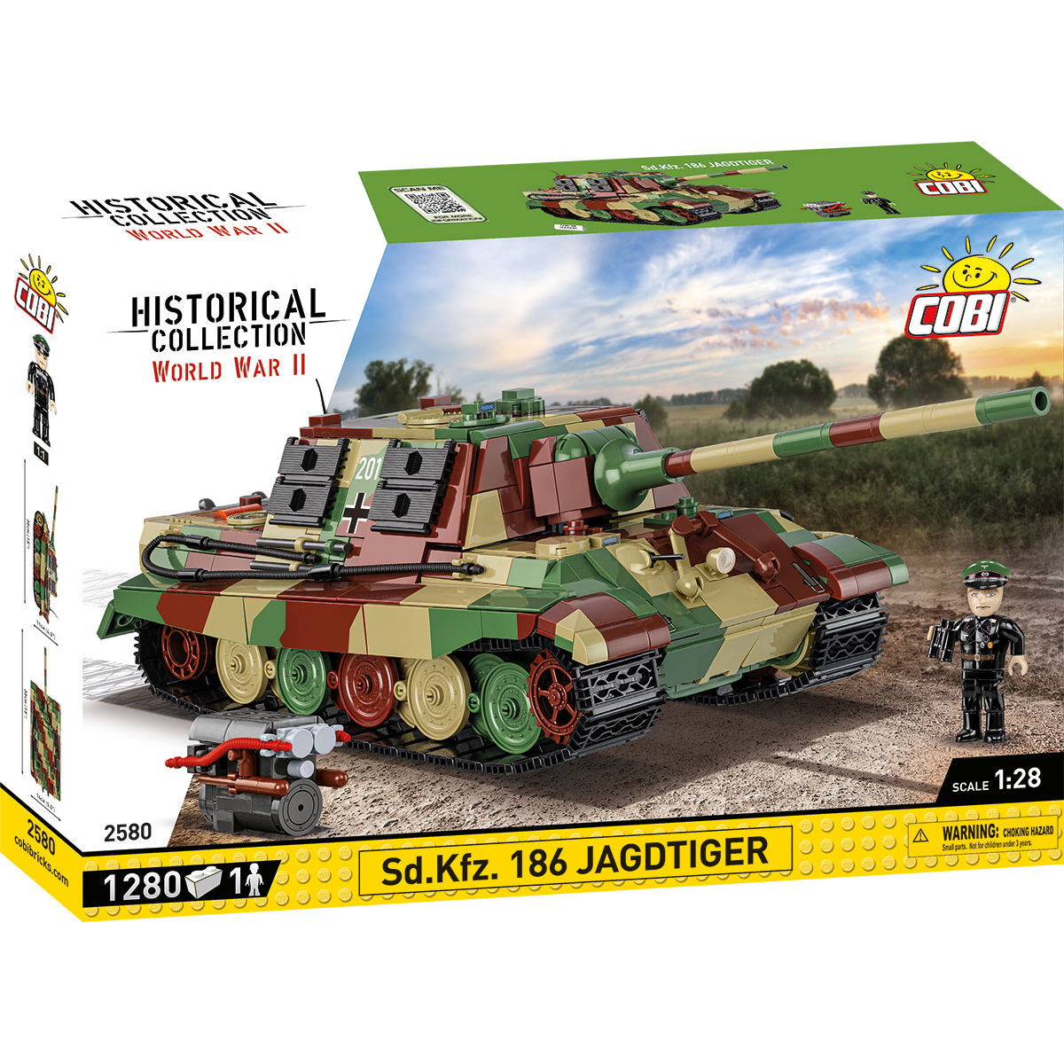 COBI PanzerJäger Tiger Heavy Tank Destroyer : Set #2580 – COBI