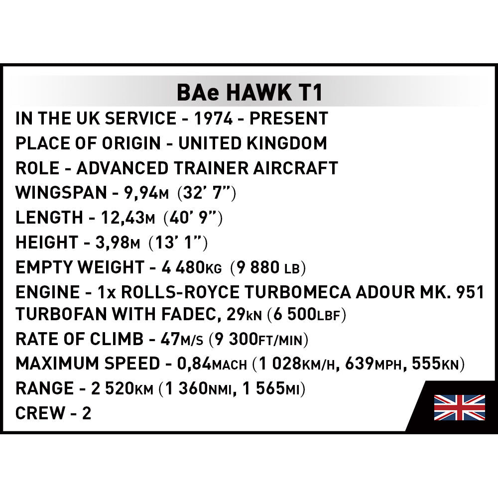 COBI BAe Hawk T1 Jet: Set #5845