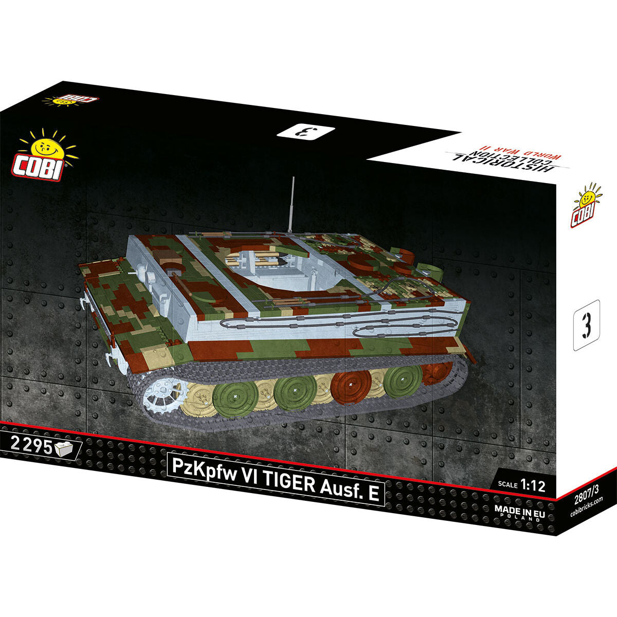 COBI EDICIÓN EJECUTIVA PzKpfw VI Ausf. Tanque Panzer E: Conjunto #2807