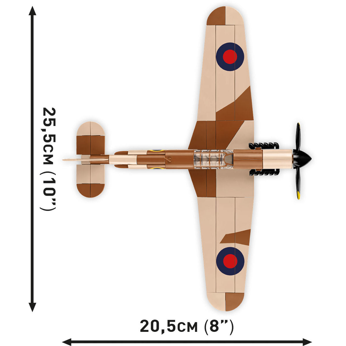 Caza COBI Hawker Hurricane MK. I escala 1:48: Set n.° 5866
