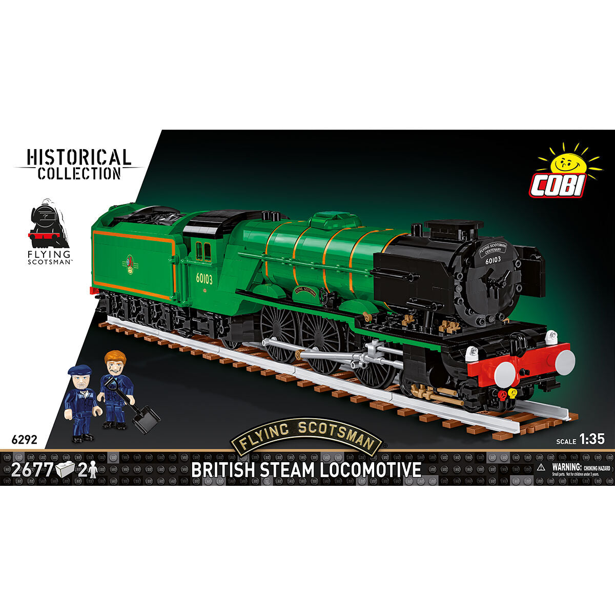 Tren de vapor británico COBI Flying Scotsman: Set n.° 6292