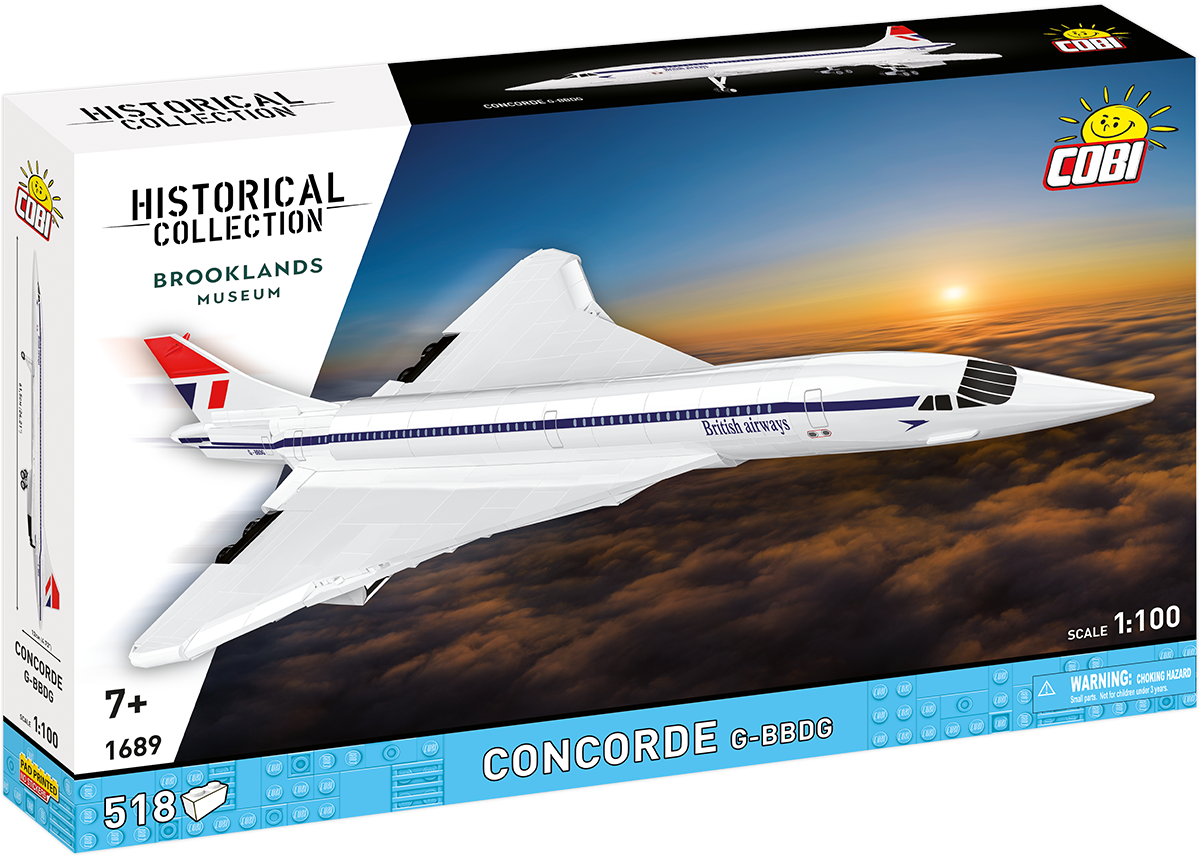 COBI Concorde G-BBDG Passenger Jet: Set #1689