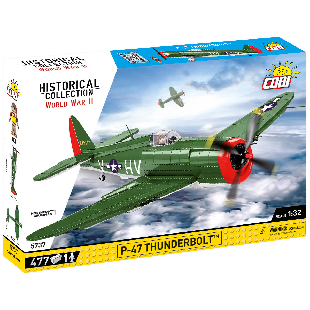 COBI P-47 Thunderbolt Plane: Set #5737