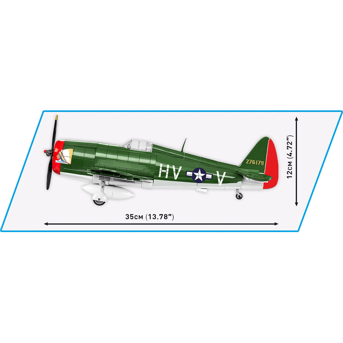 COBI P-47 Thunderbolt Plane: Set #5737