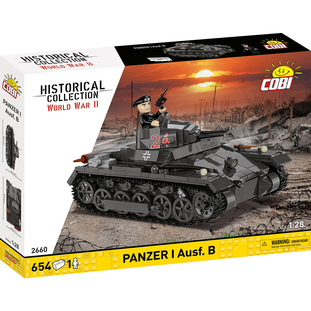 COBI Carro armato Panzer I Ausf. B: Set #2660