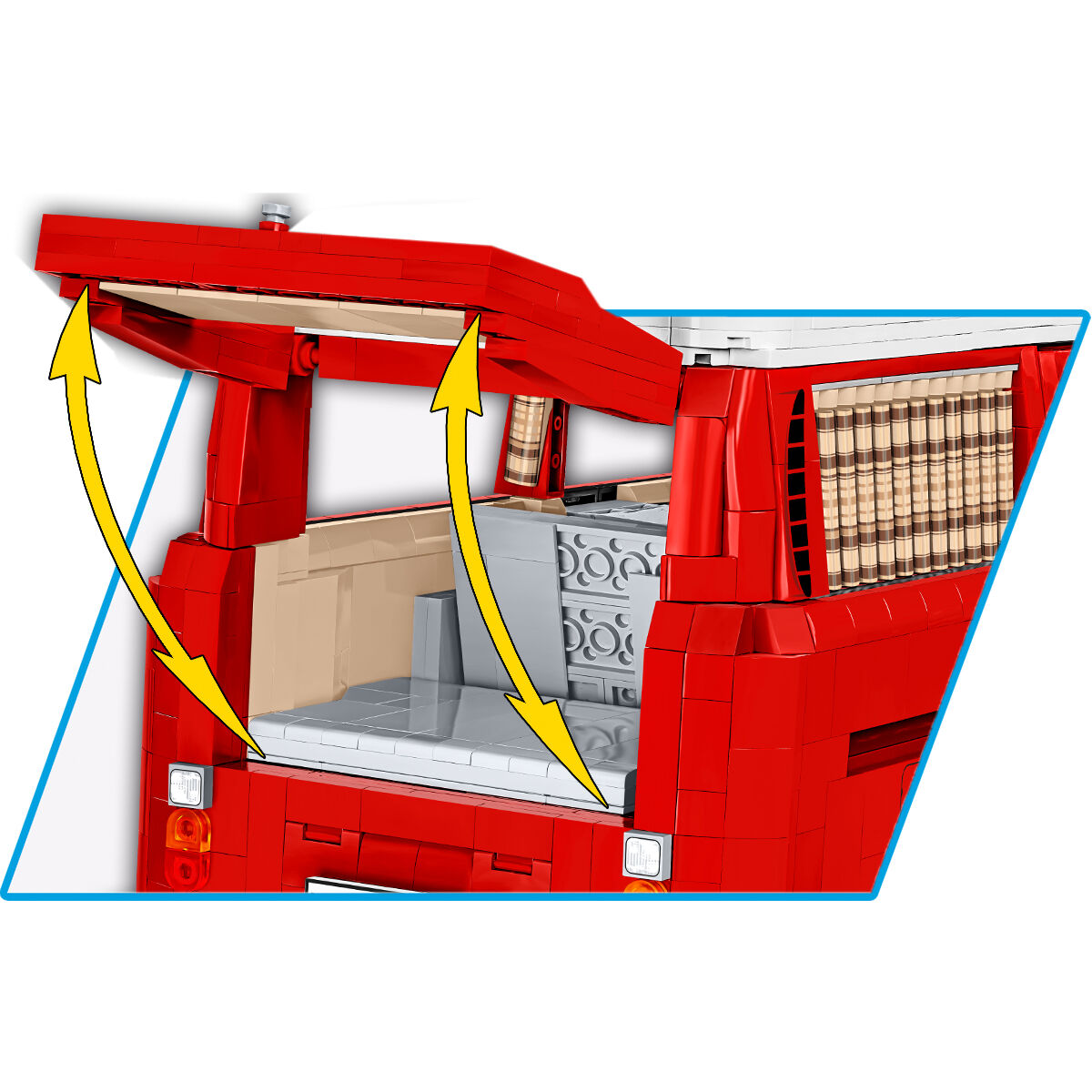 Volkswagen T2a Camper Van COBI EDICIÓN EJECUTIVA: Conjunto n.° 24361