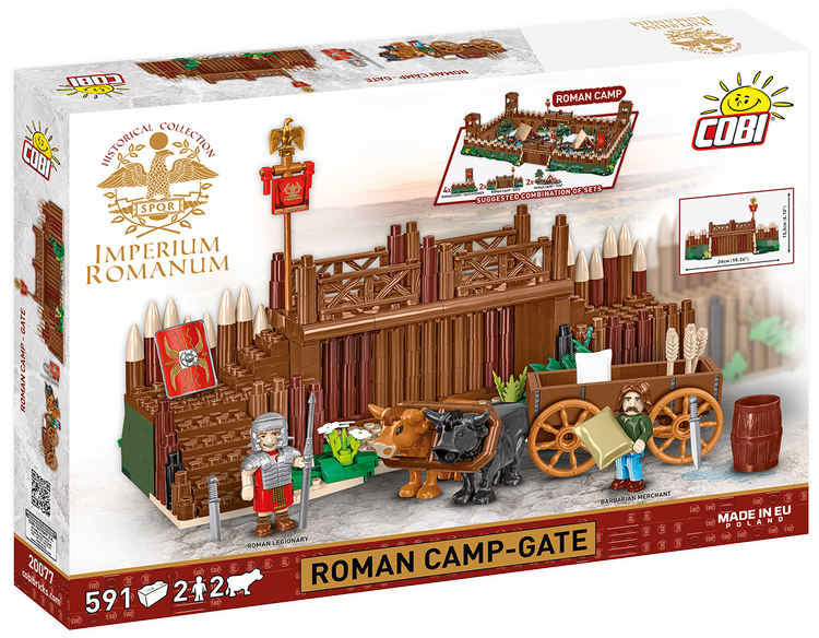 COBI IMPERIUM ROMANUM Roman Camp - Gate: Set #20077