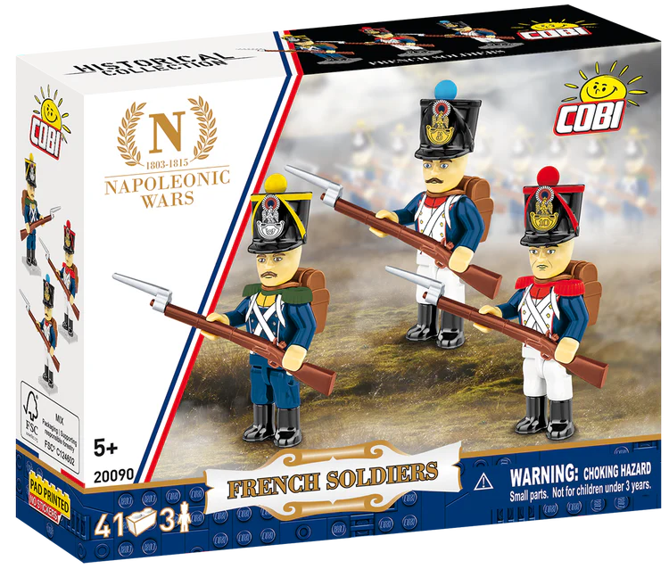 COBI NAPOLEONIC WARS Confezione di soldati francesi: SET #20090