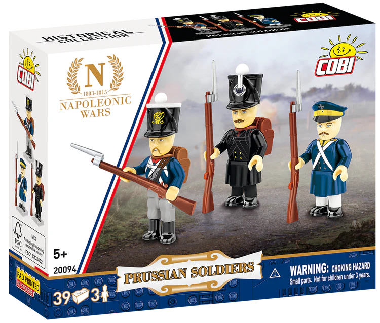 COBI GUERRE NAPOLEONICHE Confezione di soldati prussiani: Set #20094