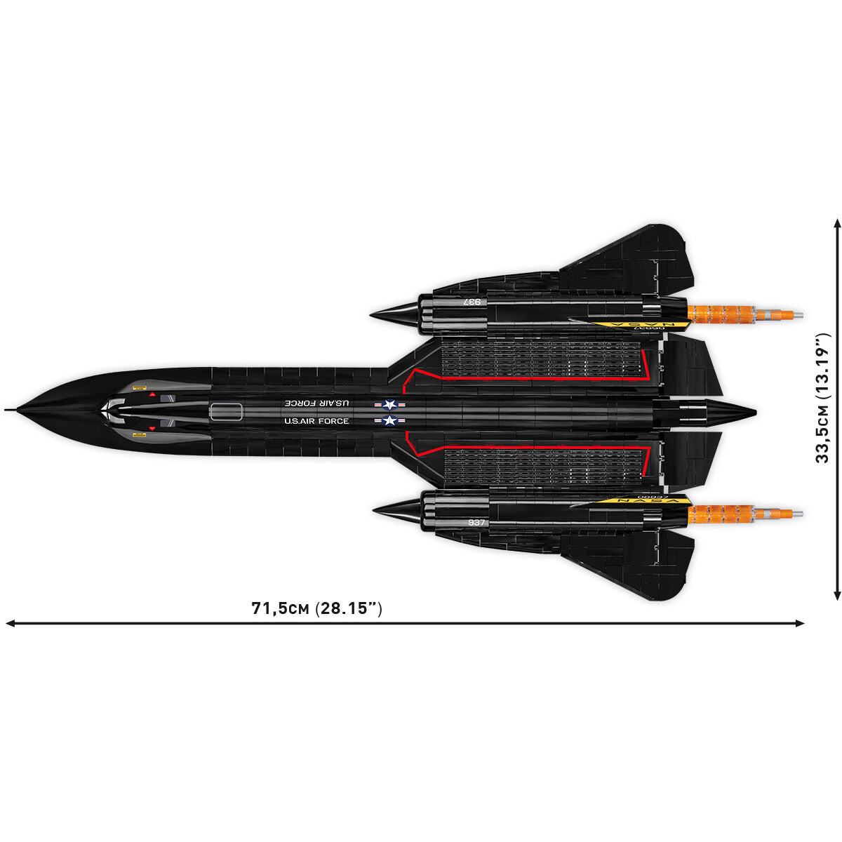 COBI EDIZIONE EXECUTIVE Lockheed SR-71 Blackbird: Set #5890