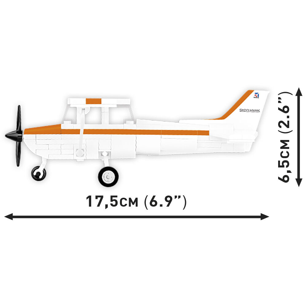 COBI Cessna 172 Skyhawk, avión (naranja): SET #26623