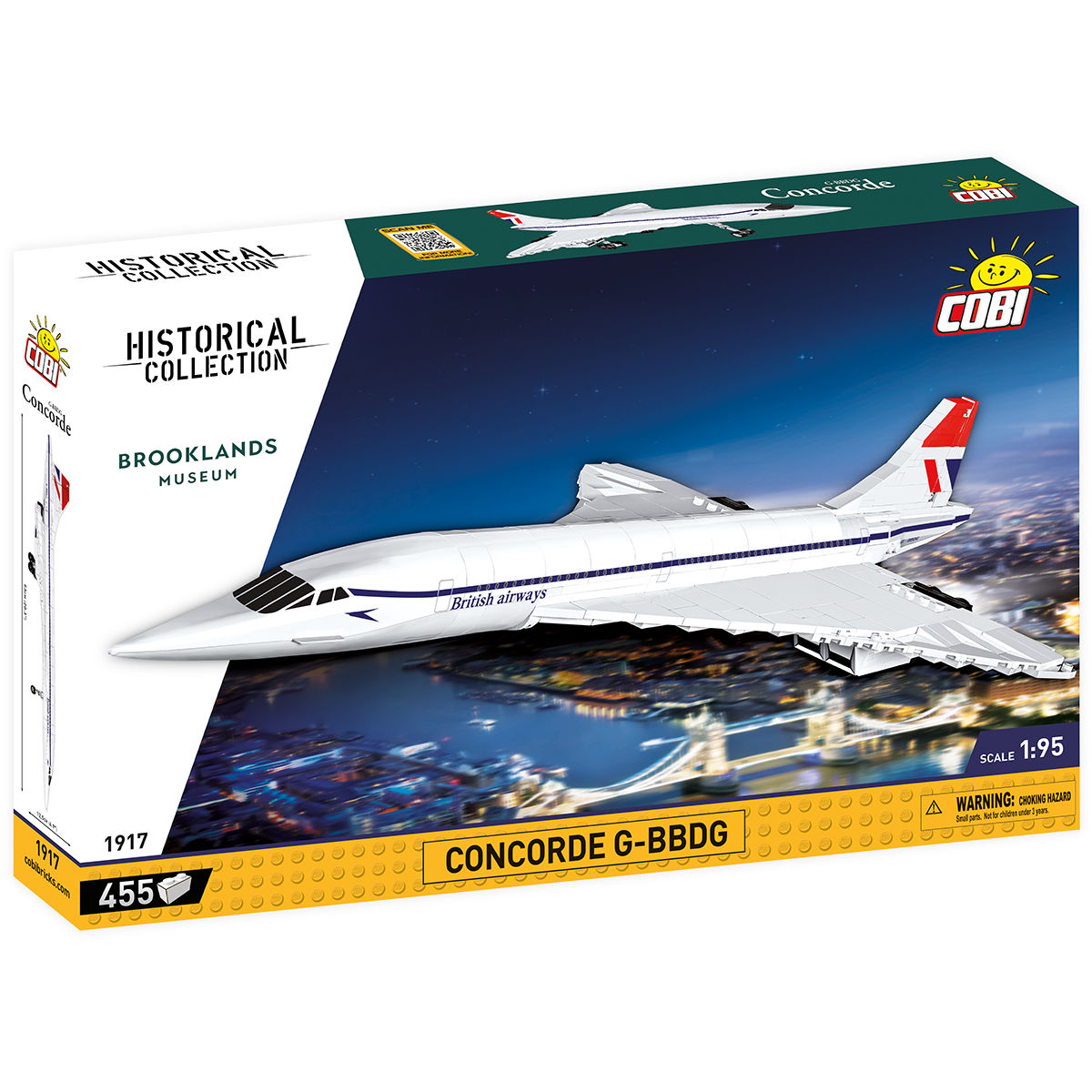 COBI Concorde G-BBDG Passenger Jet: Set #1917