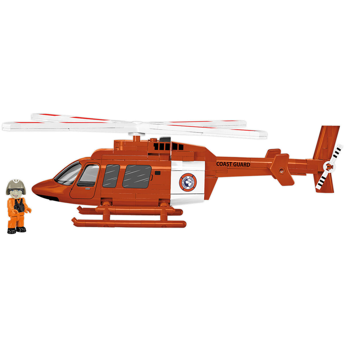COBI Bell 407 Coast Guard Helicopter: Set #26627