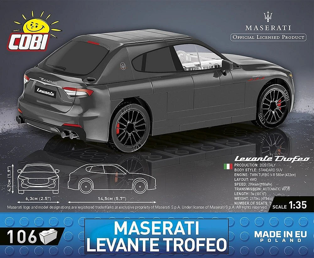 COBI Maserati Levante Trofeo: Set #24503