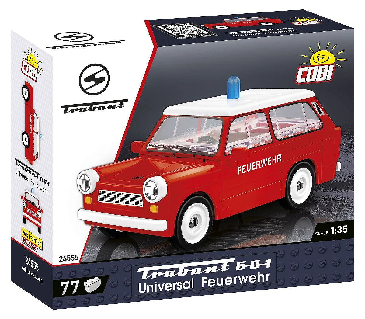 COBI Trabant 601 Universal Feuerwehr: Set #24555