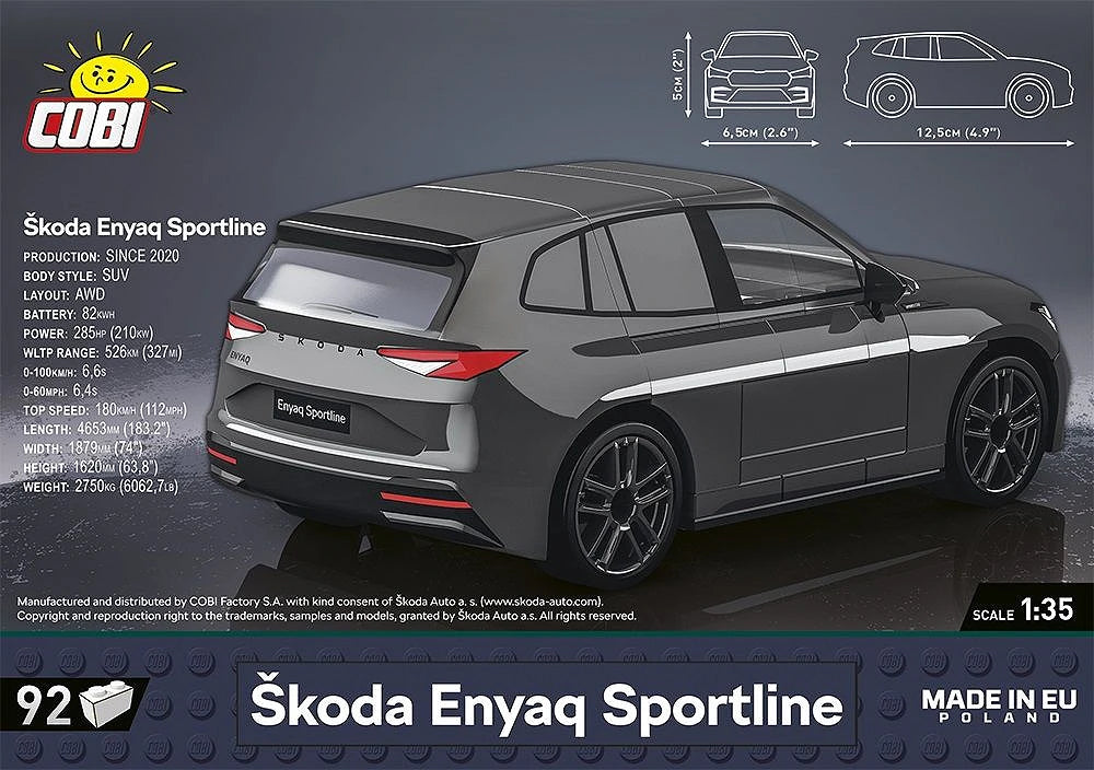 COBI Škoda Enyaq Sportline: Set #24576