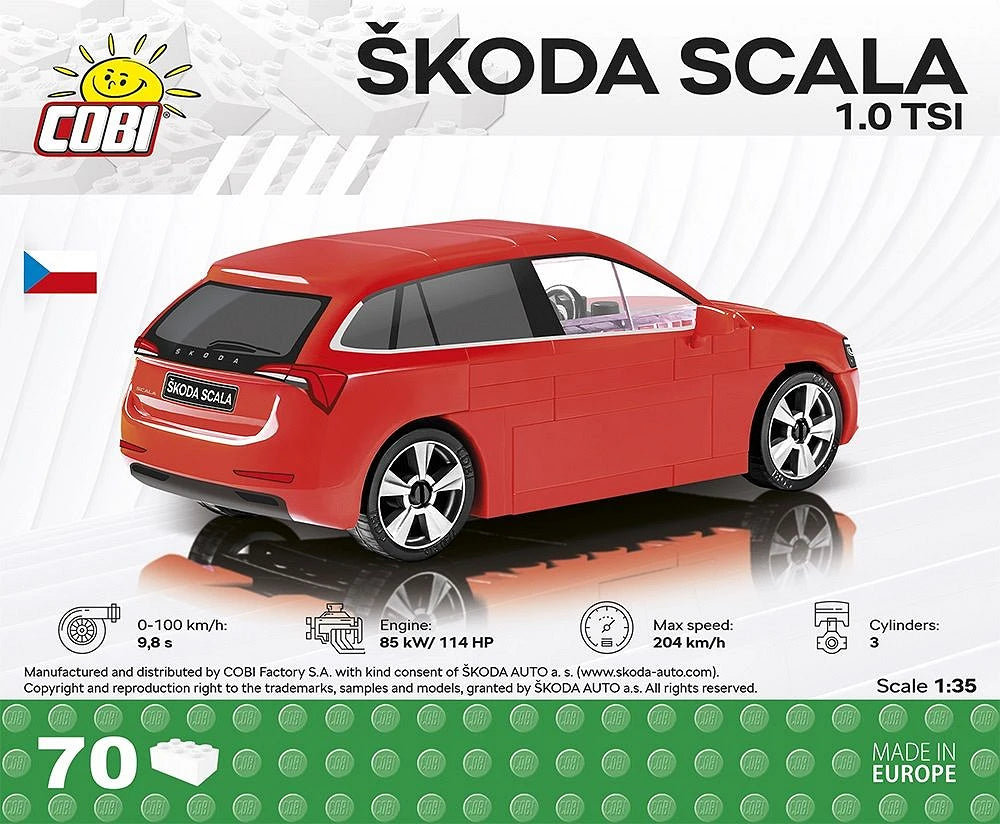 COBI Škoda Scala 1.0 TSI: Set #24582