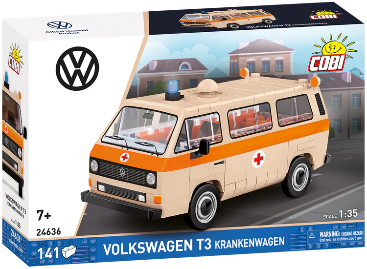 Ambulance COBI Volkswagen T3 Krankenwagen : SET #24636