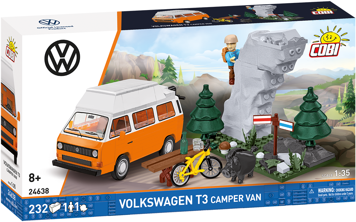 Camping-car COBI Volkswagen T3 : SET #24638