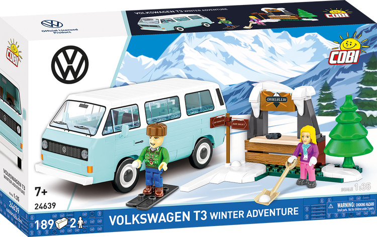 COBI Volkswagen T3 Winter Adventure Van: Set #24639