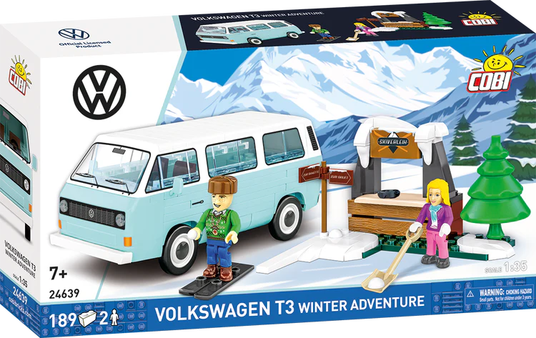 COBI Volkswagen T3 Winter Adventure Van : Set #24639