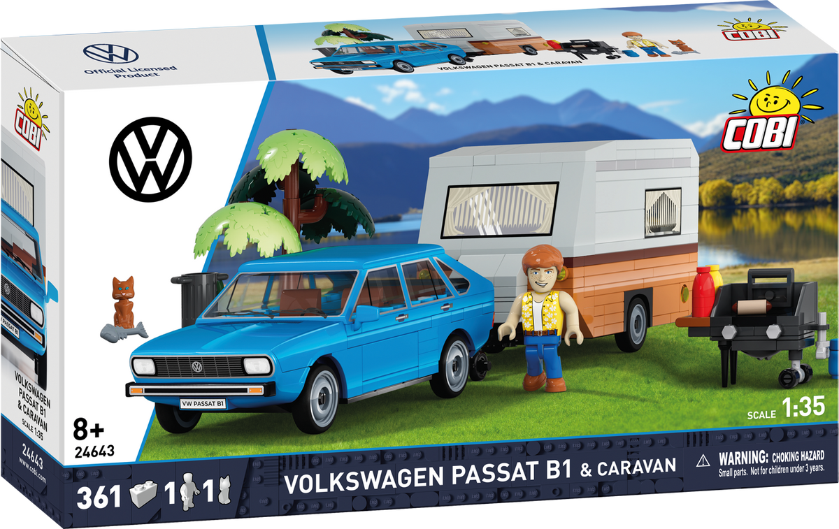COBI Volkswagen Passat B1 e roulotte: Set #24643