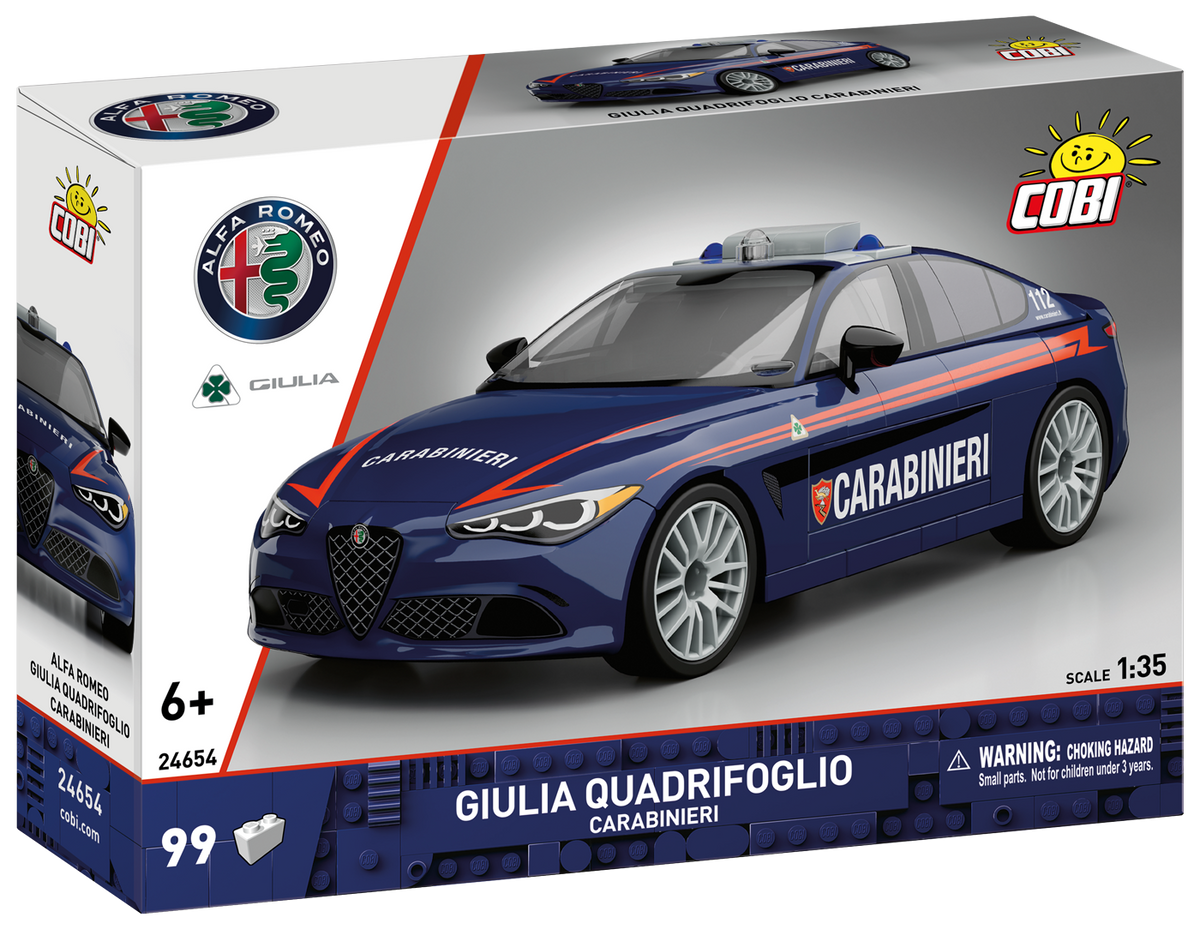 Voiture COBI Alfa Romeo Giulia Quadrifoglio des Carabinieri : SET #24654