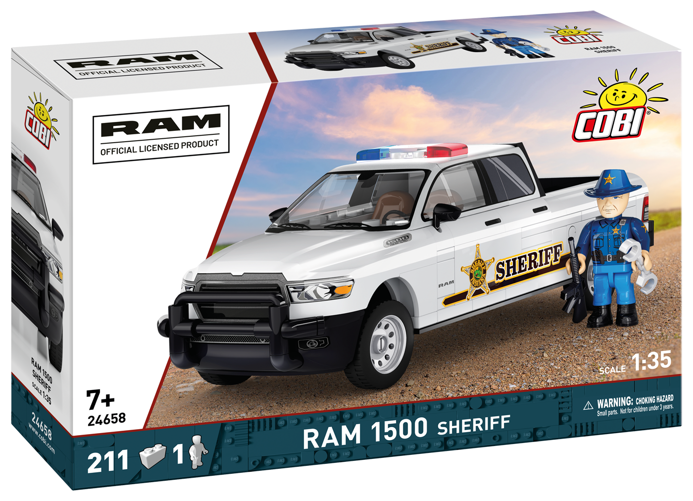 COBI DODGE Ram 1500 Sheriff Truck: Set #24658