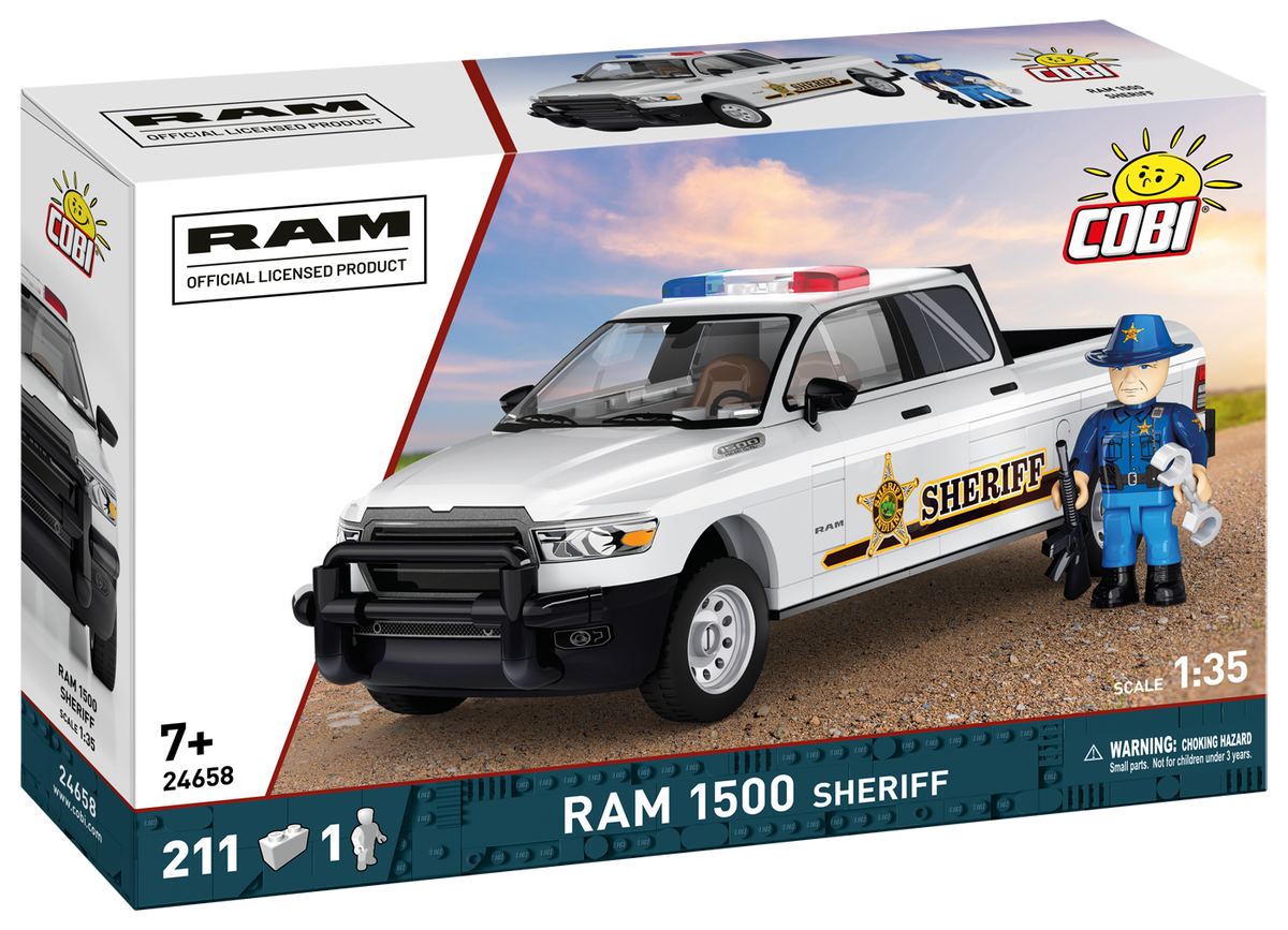 Camion de shérif COBI DODGE Ram 1500 : SET #24658