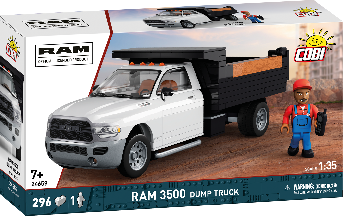 COBI DODGE Ram 3500 Dump Truck: Set #24659