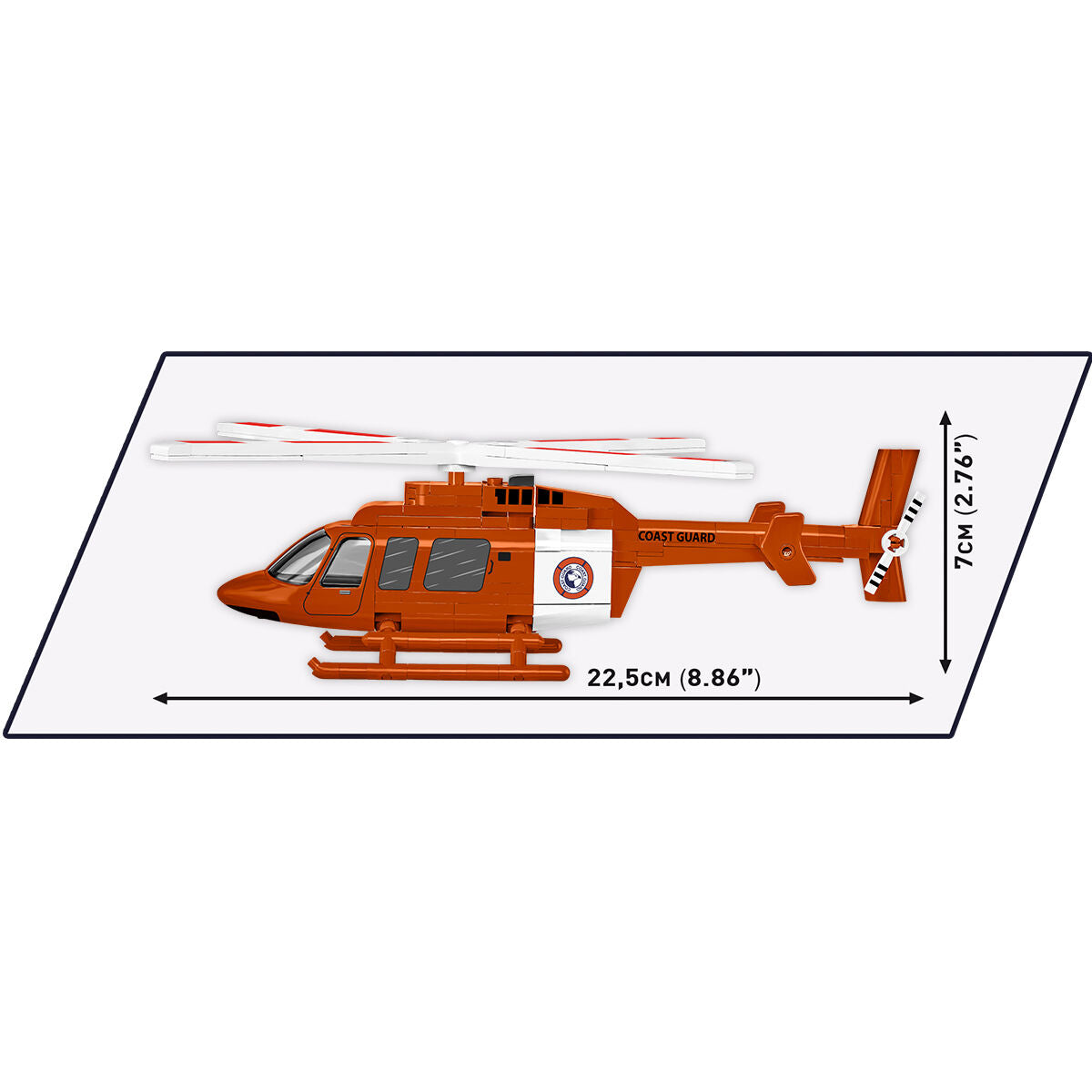 COBI Bell 407 Coast Guard Helicopter: Set #26627