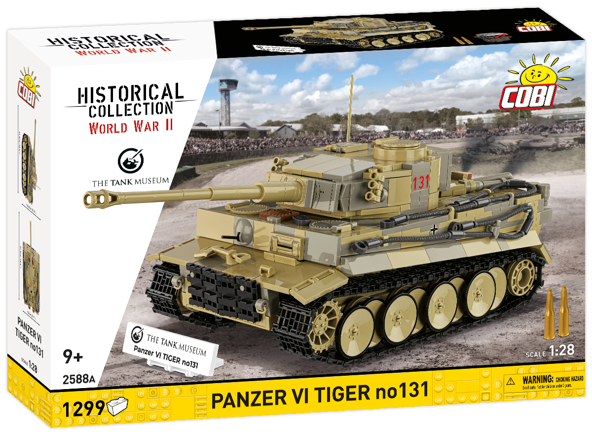 COBI Tank Museum Panzer Tiger VI No. 131 Tank: Set #2588a