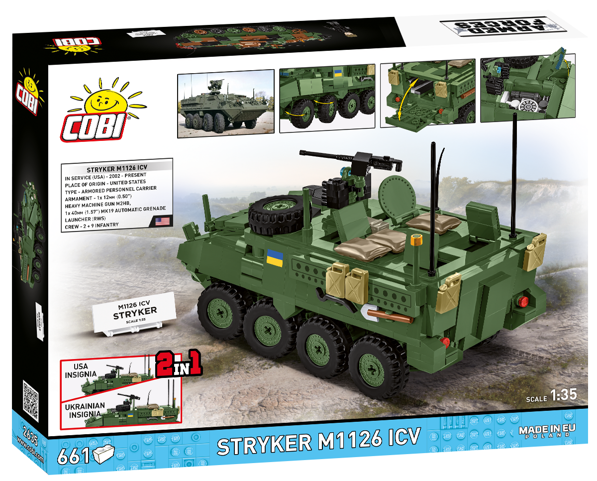 COBI Stryker M1126 ICV Armored Personnel Carrier : Set #2635