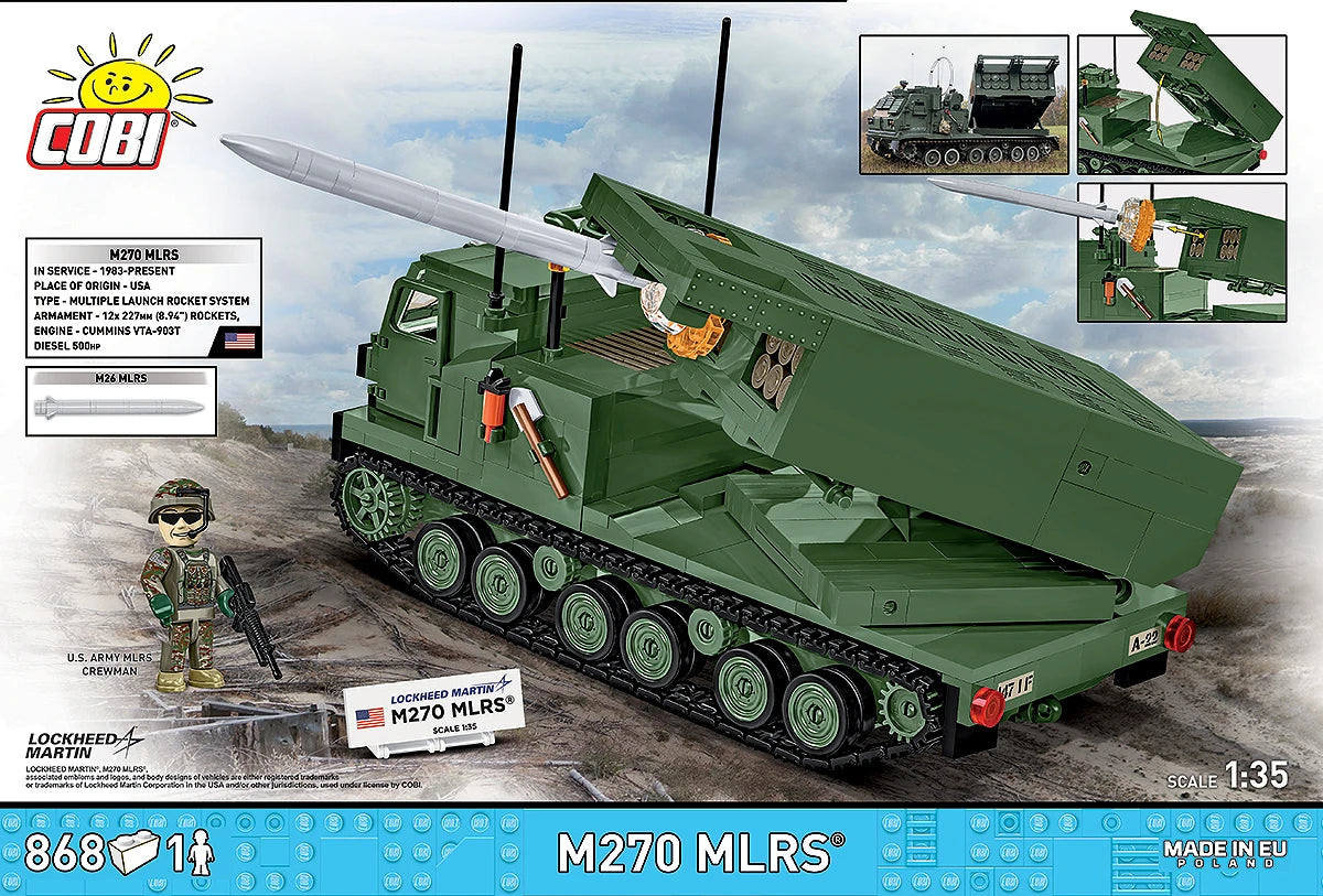 COBI M270 MLRS Multiple Launch Rocket System: Set #2636