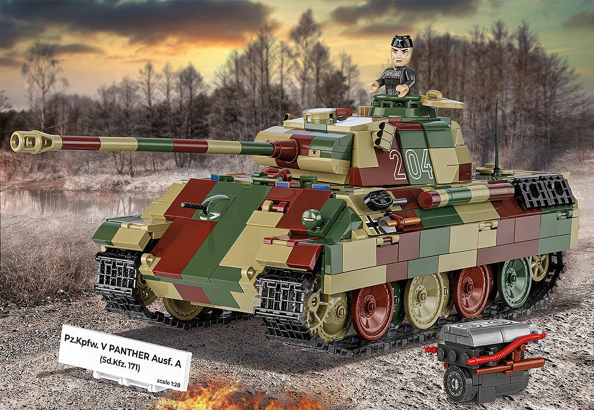 COBI Pz.Kpfw. V Panther Ausf. A Tank: Set #2654A