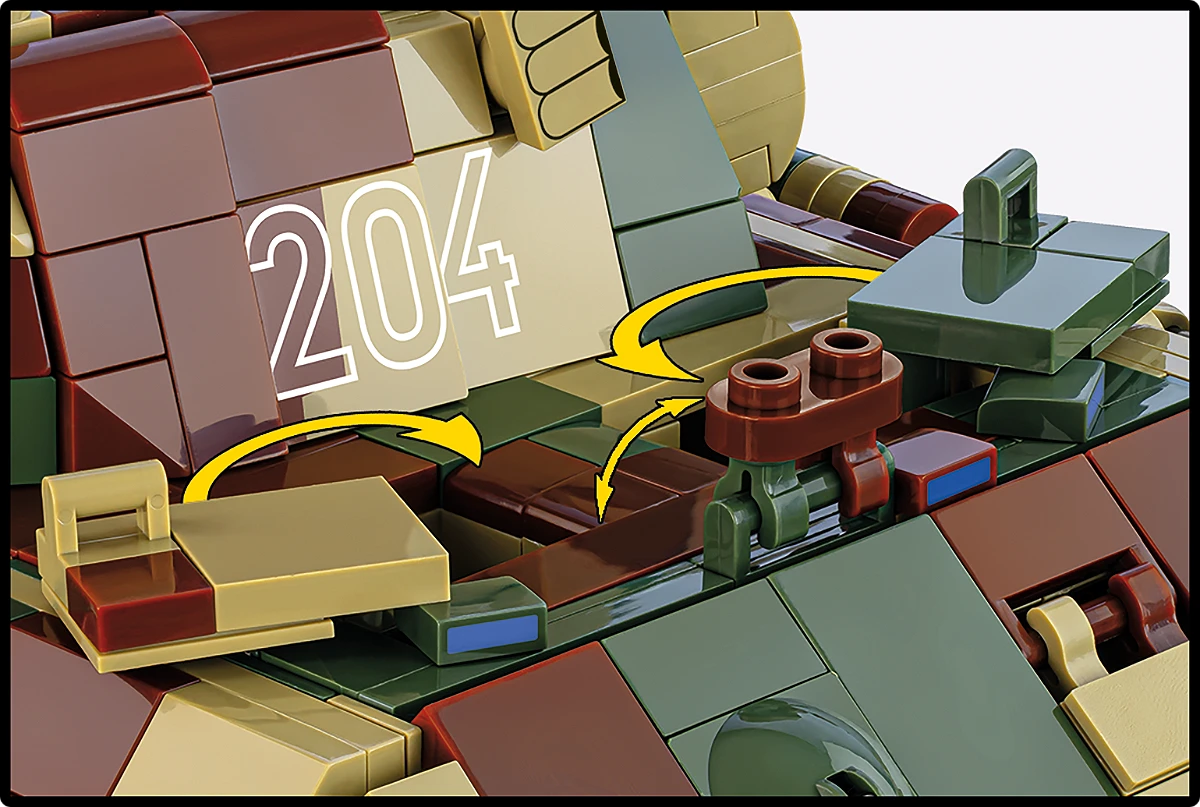 COBI Pz.Kpfw. V Panther Ausf. A Tank: Set #2654A