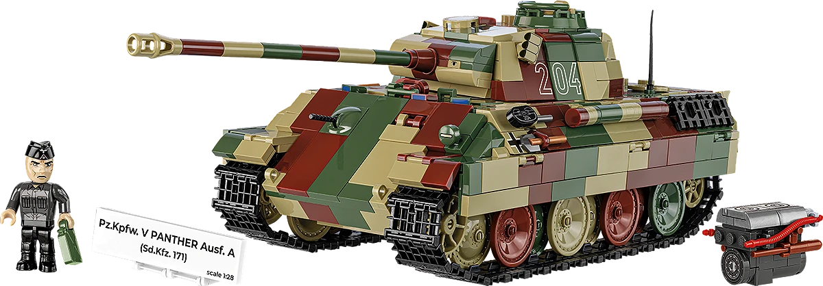 COBI Pz.Kpfw. V Panther Ausf. A Tank: Set #2654A