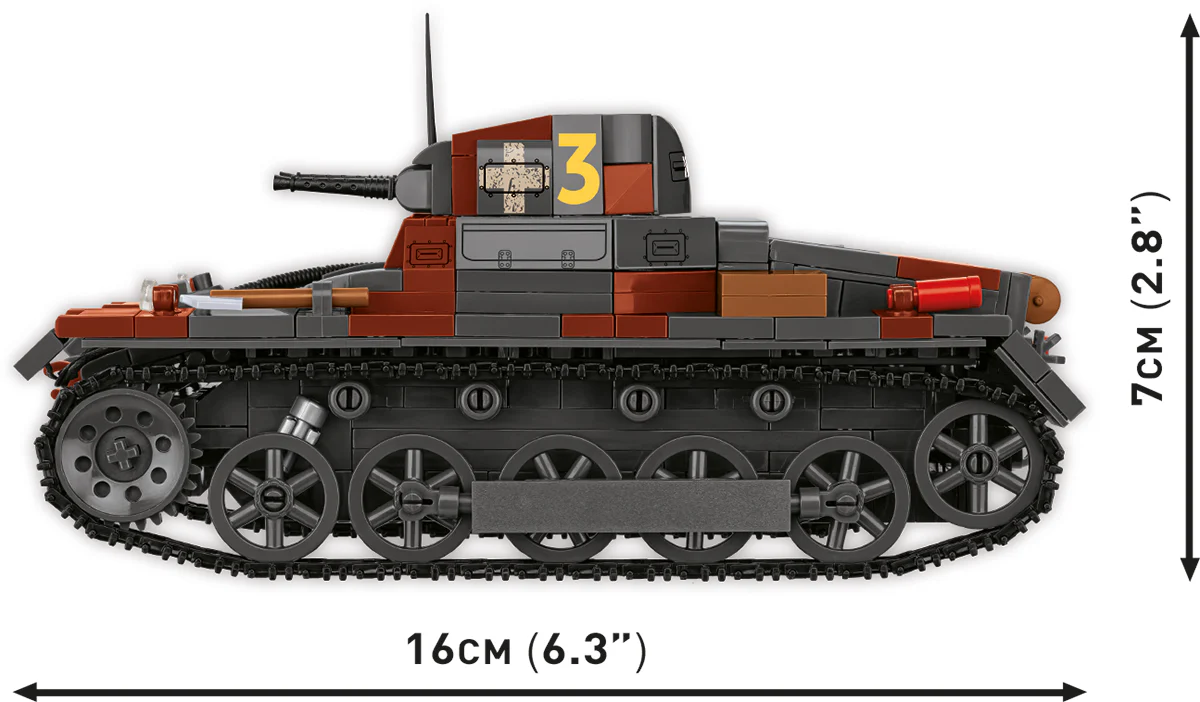 COBI EDICIÓN LIMITADA Tanques Panzer I contra 7TP DW: Set #2659