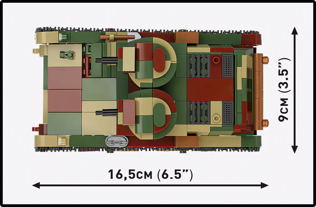 COBI EDICIÓN LIMITADA Tanques Panzer I contra 7TP DW: Set #2659