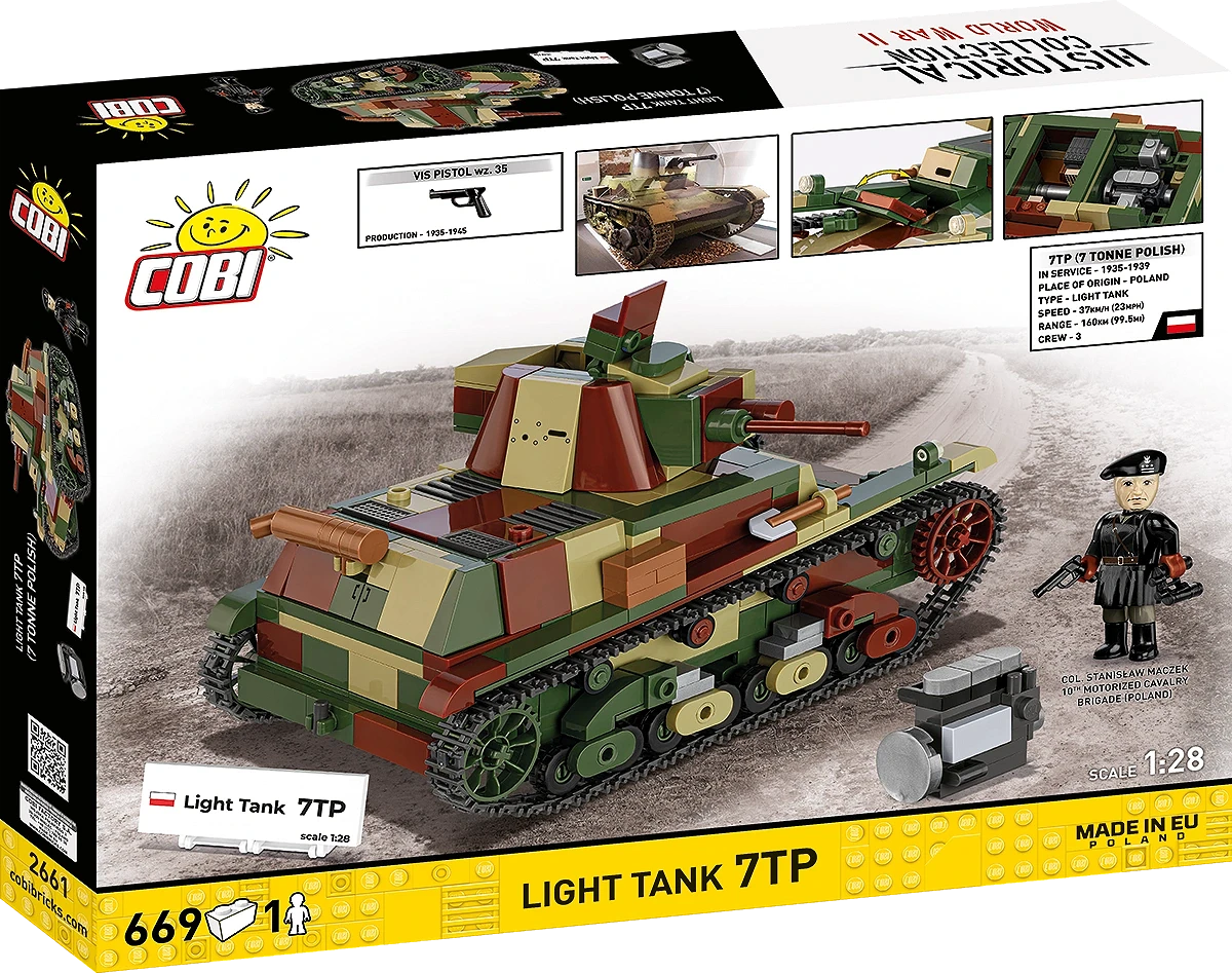 COBI Polish 7TP Light Tank : Set #2661